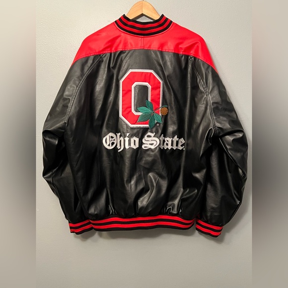 Steve & Barry's Other - Vintage Ohio State University OSU Buckeyes Embroidered Varsity Jacket